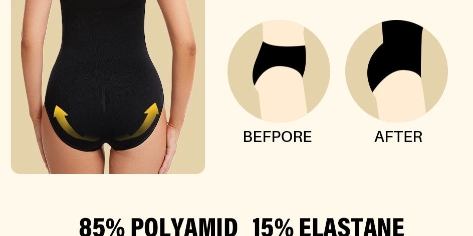 Women’s Seamless Slimming Butt Lifter Full Body Shaper Bodysuit