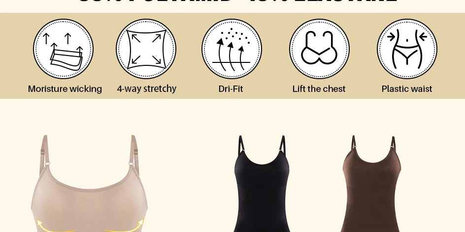Women’s Seamless Slimming Butt Lifter Full Body Shaper Bodysuit