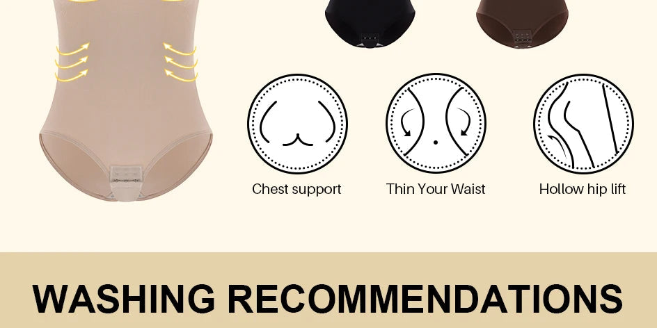 Women’s Seamless Slimming Butt Lifter Full Body Shaper Bodysuit