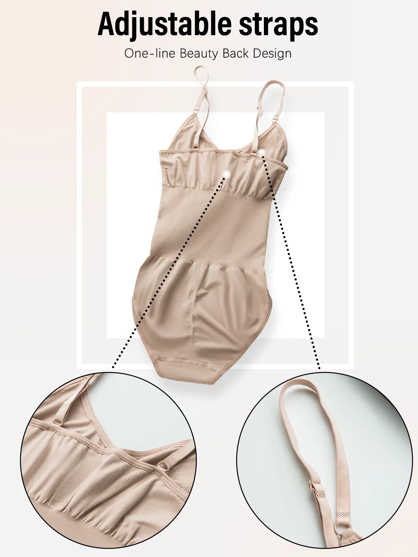Women’s Seamless Slimming Butt Lifter Full Body Shaper Bodysuit