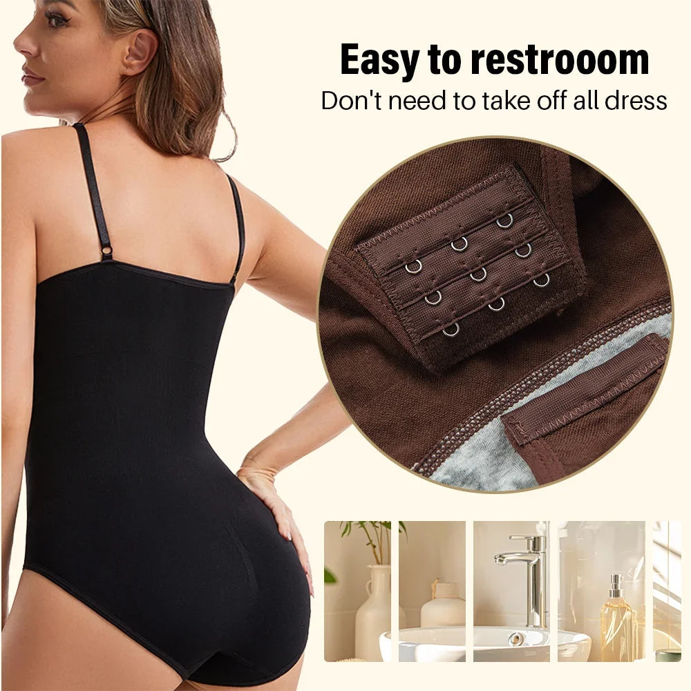 Women’s Seamless Slimming Butt Lifter Full Body Shaper Bodysuit