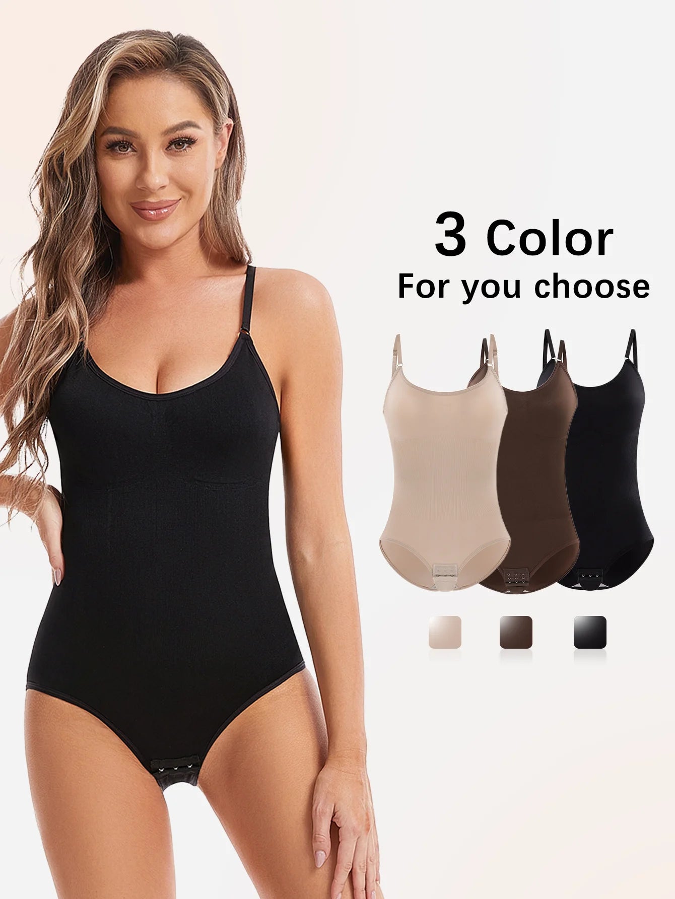 Women’s Seamless Slimming Butt Lifter Full Body Shaper Bodysuit