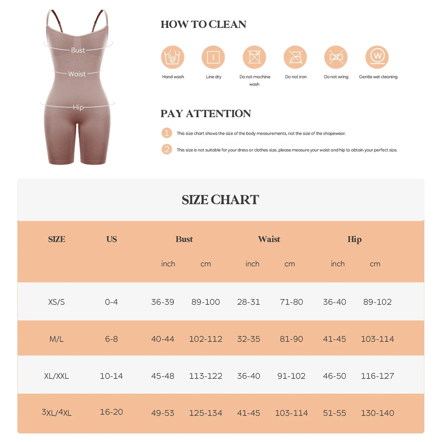 Women’s Seamless Waist Trainer Bodysuit – Butt Lifter Shapewear