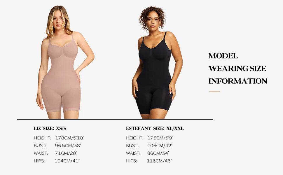 Women’s Seamless Waist Trainer Bodysuit – Butt Lifter Shapewear