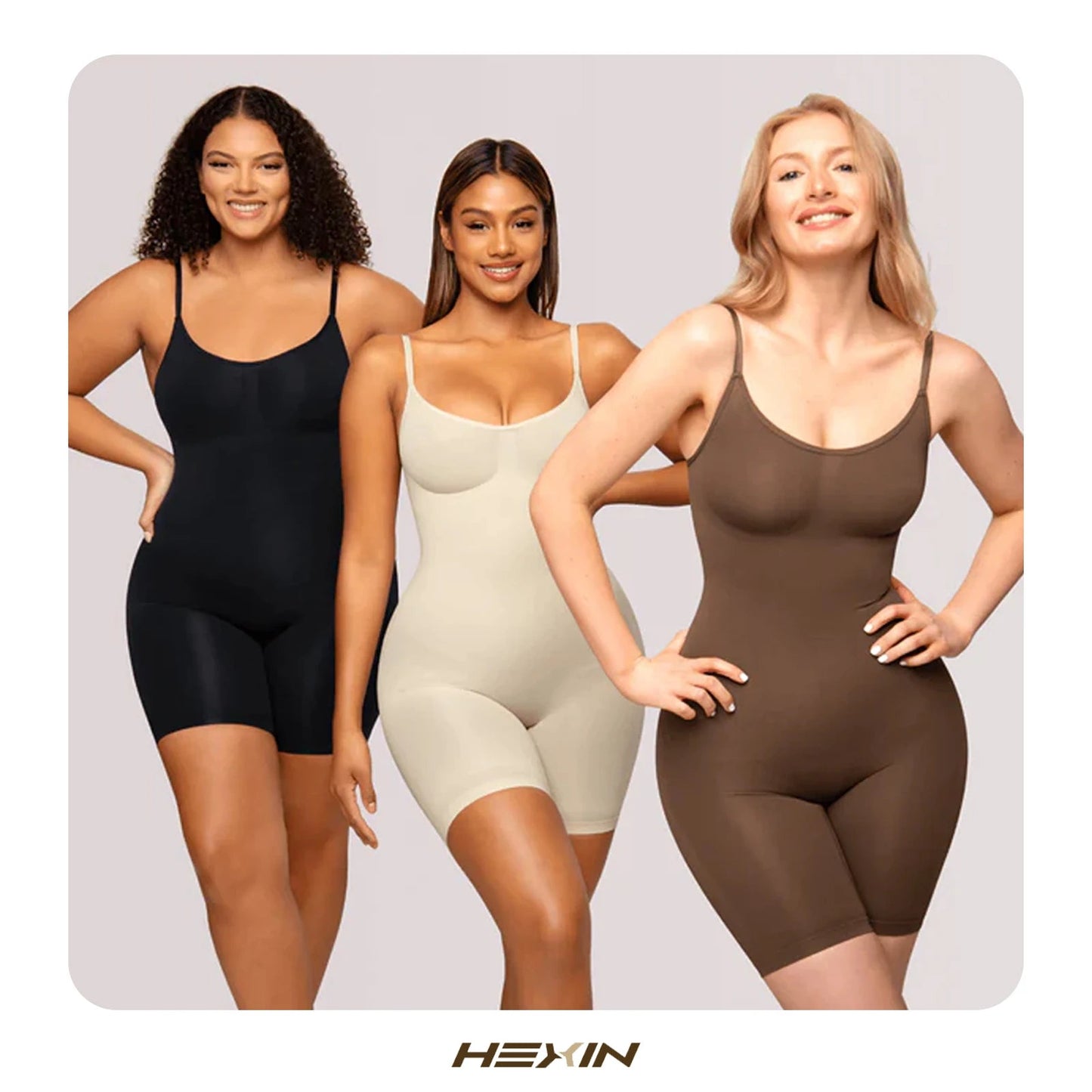 Women’s Seamless Waist Trainer Bodysuit – Butt Lifter Shapewear