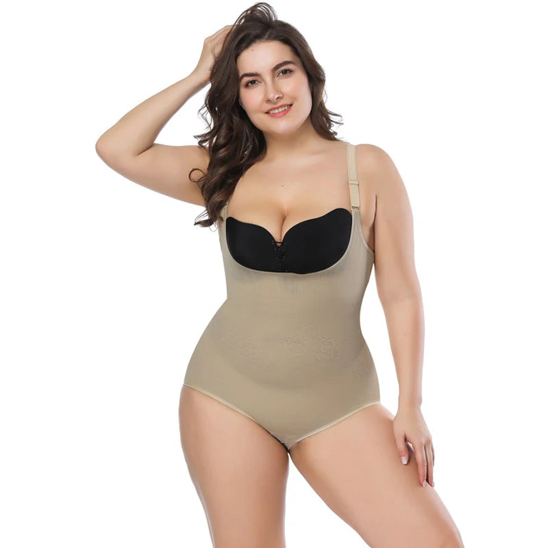 Women’s Sexy Slimming Shapewear – Plus Size Waist Trainer Bodysuit