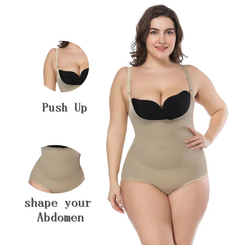 Women’s Sexy Slimming Shapewear – Plus Size Waist Trainer Bodysuit