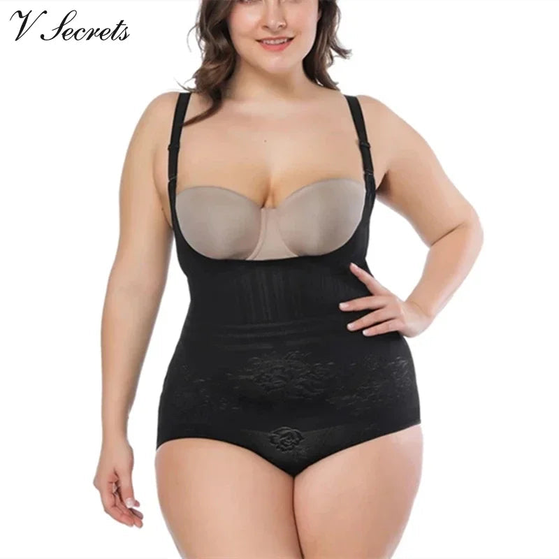 Women’s Sexy Slimming Shapewear – Plus Size Waist Trainer Bodysuit