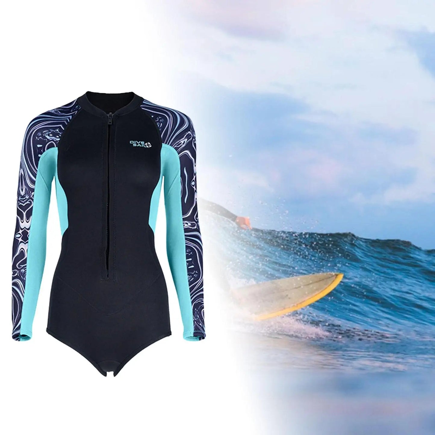 Women’s Shorty Wetsuit – Thermal and Sun Protection Beachwear