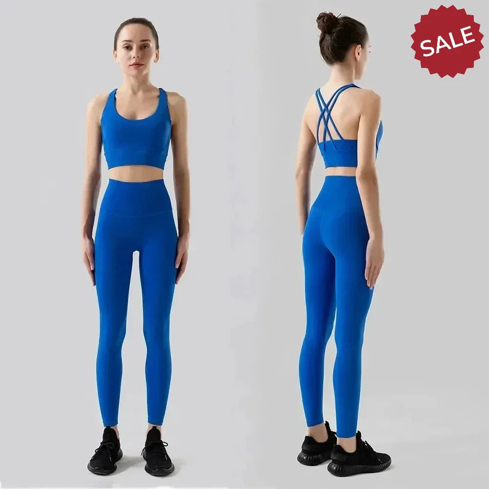 Women’s Sportswear Yoga Set - Leggings & Bra Fitness Outfit