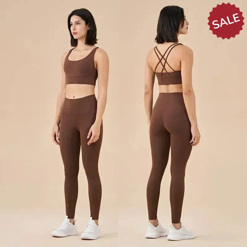 Women’s Sportswear Yoga Set - Leggings & Bra Fitness Outfit