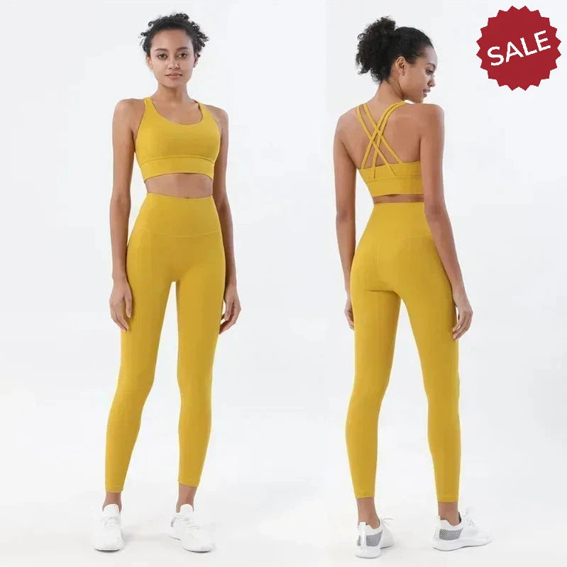 Women’s Sportswear Yoga Set - Leggings & Bra Fitness Outfit