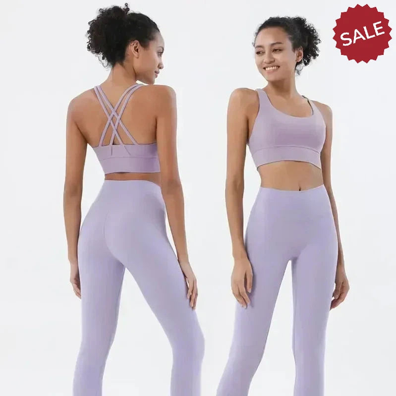 Women’s Sportswear Yoga Set - Leggings & Bra Fitness Outfit
