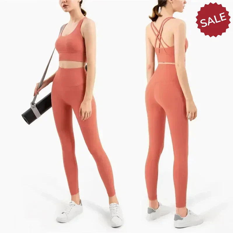 Women’s Sportswear Yoga Set - Leggings & Bra Fitness Outfit