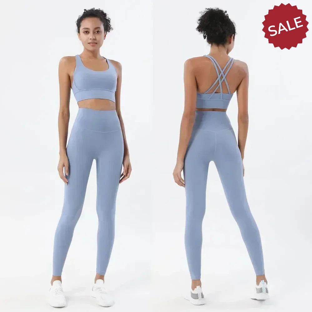 Women’s Sportswear Yoga Set - Leggings & Bra Fitness Outfit