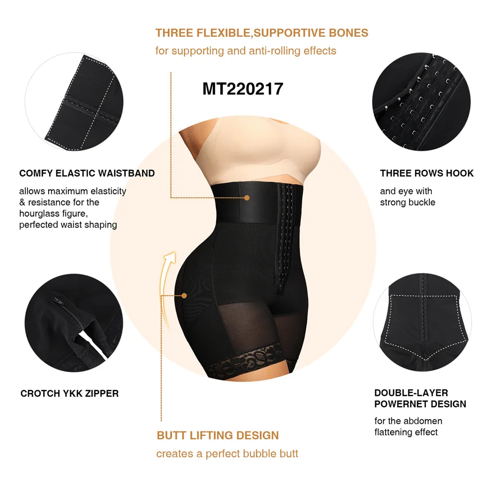 Women’s Waist Slimming Corset High-Waist Body Shaper Panties