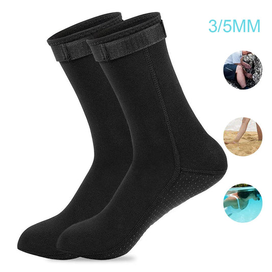 5mm Neoprene Socks – Non-Slip Surf Swimming Fins Socks