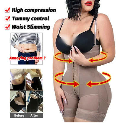 AfruliA Fajas Colombianas Moldeadoras Bodysuit Shapewear Waist Trainer