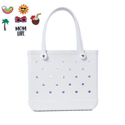 Boggs Summer EVA Beach Basket - Waterproof Picnic & Shopping Tote Bag