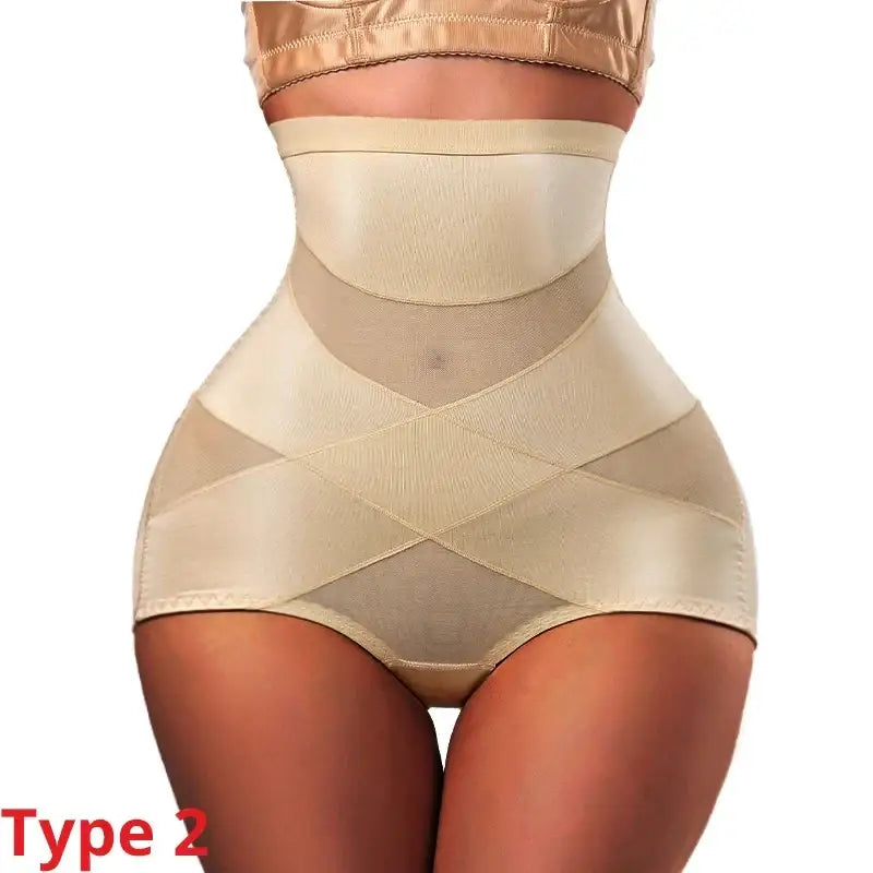 CXZD Women’s High-Waist Trainer Body Shaper Panties – Tummy Control Slimming Girdle