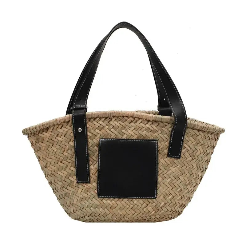 Casual Rattan Large Capacity Tote Bag