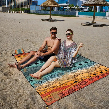 Extra-large Waterproof Sandproof Beach Blanket - Quick Dry, Outdoor Picnic Mat