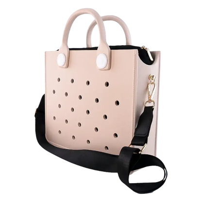 Fashionable Women’s Tote Bag - Fashion Outdoor Beach Bag, Soft Rubber Travel Handbag, Large Capacity