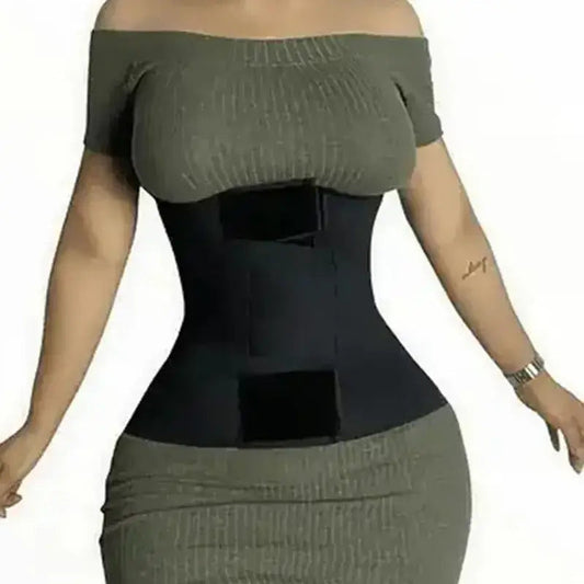 High Compression Wrap Waist Trainer Corset – Slimming Sheath for Flat Belly