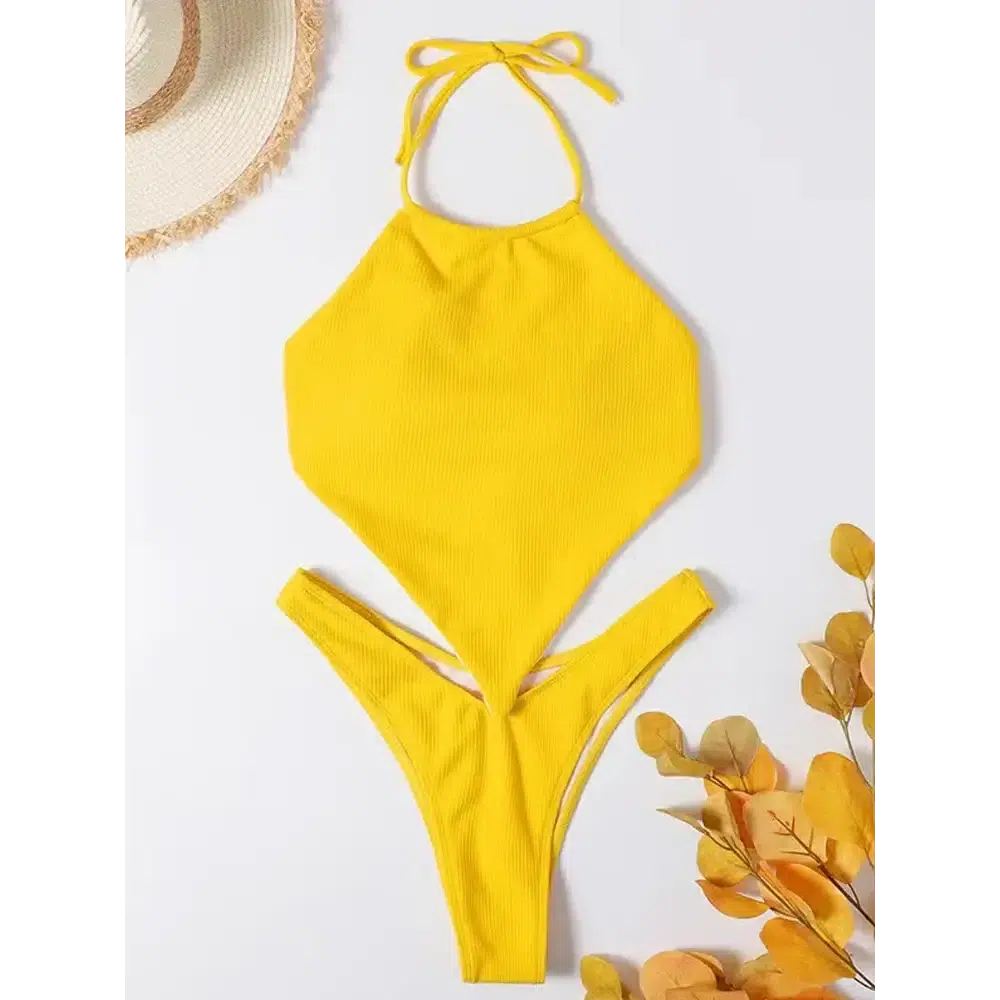 High Neck Bikini Set