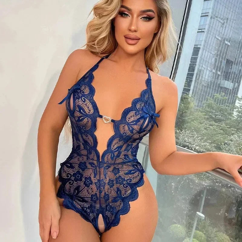 Hot Sex Crotchless Erotic Lingerie Women’s Bodysuit