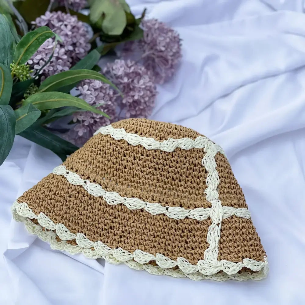 Lattice Handmade Crochet Bucket Hat