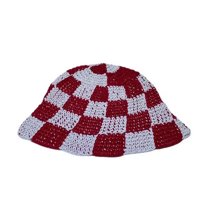 Lattice Handmade Crochet Bucket Hat