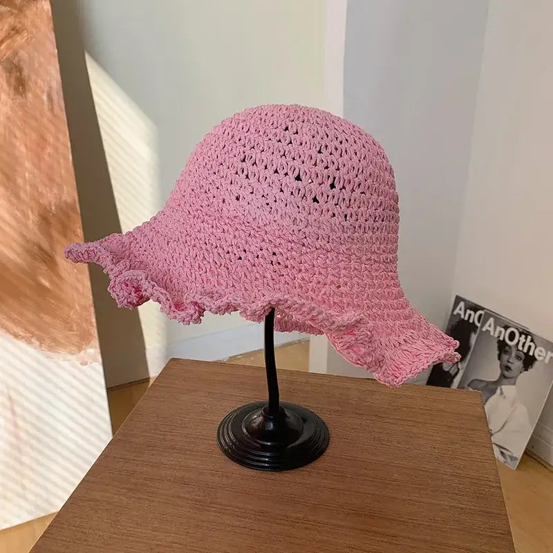 Lattice Handmade Crochet Bucket Hat