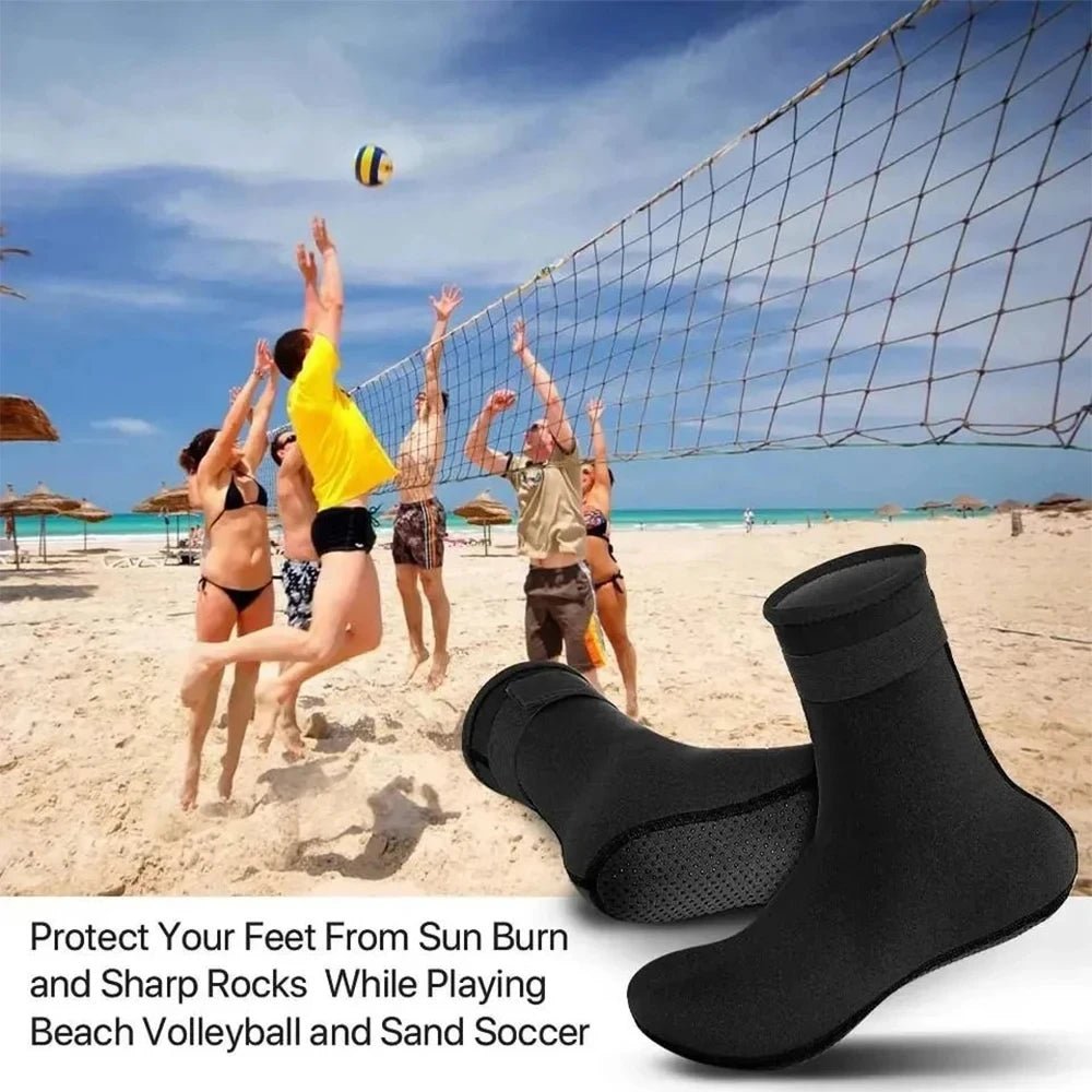 Neoprene 3mm Diving Socks – Anti-Slip Water Socks for Swimming, Kayaking, Surfing