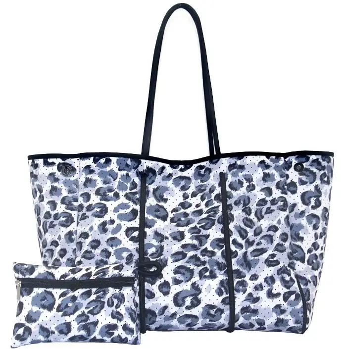 New 2024 Neoprene Tote Bag - Women’s Multipurpose Handbag with Matching Purse