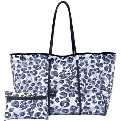 New 2024 Neoprene Tote Bag - Women’s Multipurpose Handbag with Matching Purse