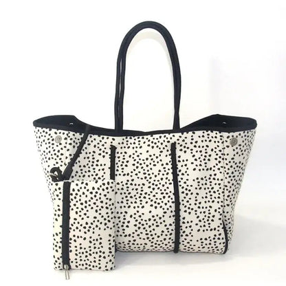 New 2024 Neoprene Tote Bag - Women’s Multipurpose Handbag with Matching Purse