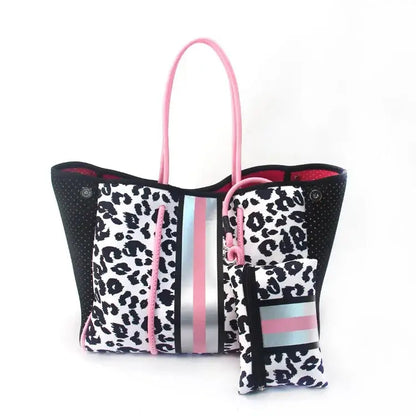 New 2024 Neoprene Tote Bag - Women’s Multipurpose Handbag with Matching Purse