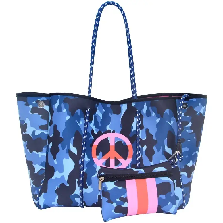 New 2024 Neoprene Tote Bag - Women’s Multipurpose Handbag with Matching Purse