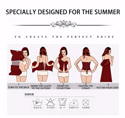 Office Style Women Basques Bustier Stripes Overbust Corsets Top With Skirt Lace Up Boned Corset Dress Plus Size 801