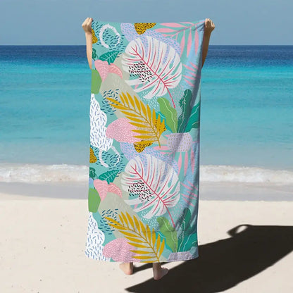 Quick-Drying Microfiber Beach Towel - Oversized 35x71in, Super Absorbent