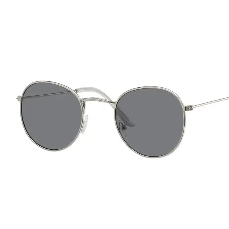 Retro Oval Mirror Sunglasses