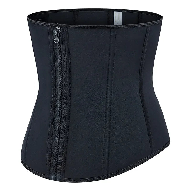 Sauna Sweat Belt Neoprene Waist Trainer – Slimming Body Shaper Corset