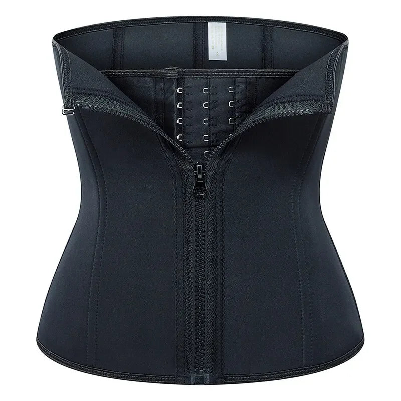 Sauna Sweat Belt Neoprene Waist Trainer – Slimming Body Shaper Corset