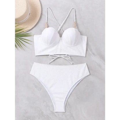 Sea Shell Shape Push Up Bikini Set