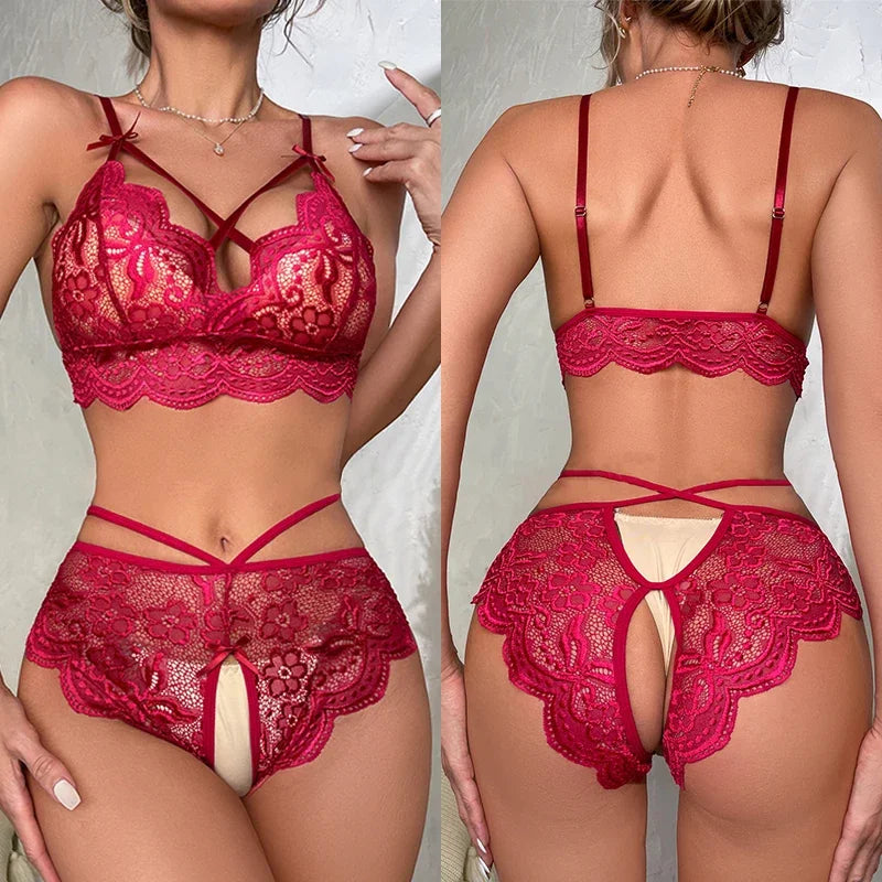 Sexy Lace Bra and Panty Set