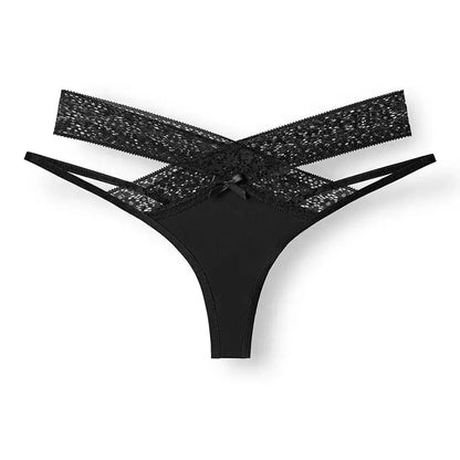 Sexy Women’s Lace Seamless Thongs - Hollow Out G-String Panty, Breathable Lingerie