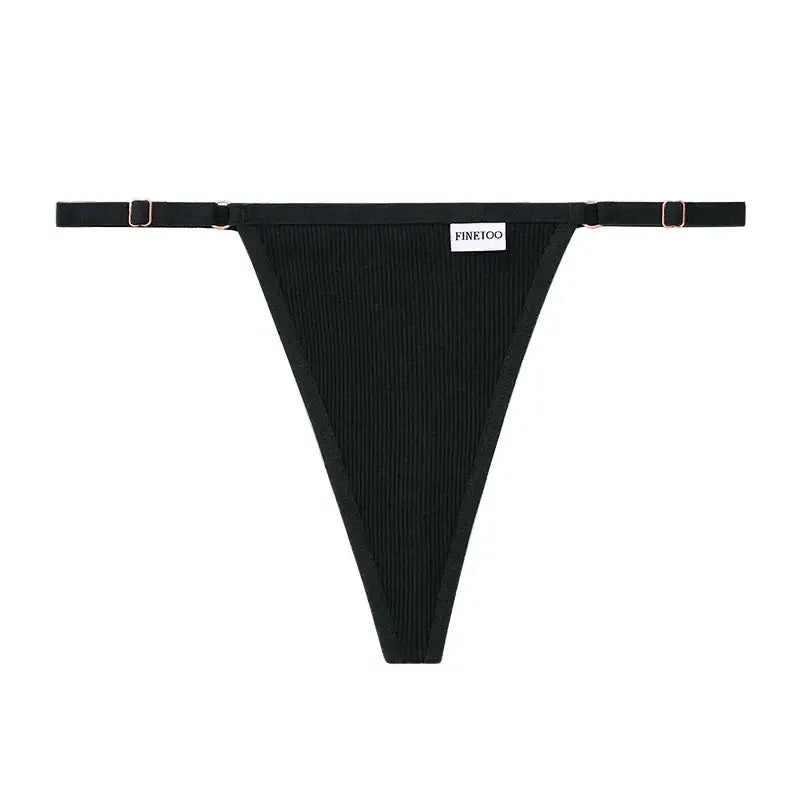 Sexy Women’s Low Waist Cotton Thongs - Comfortable T-Back G-String Bikini Panties