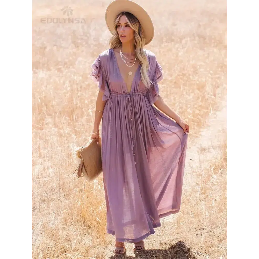 White Tunic Beach Dress