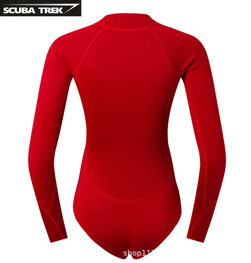 Women’s 2mm Neoprene Long Sleeve Diving Wetsuit